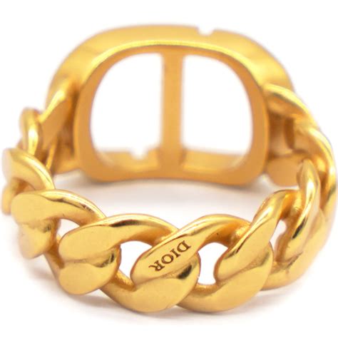 gold christian dior ring|dior diorevolution ring.